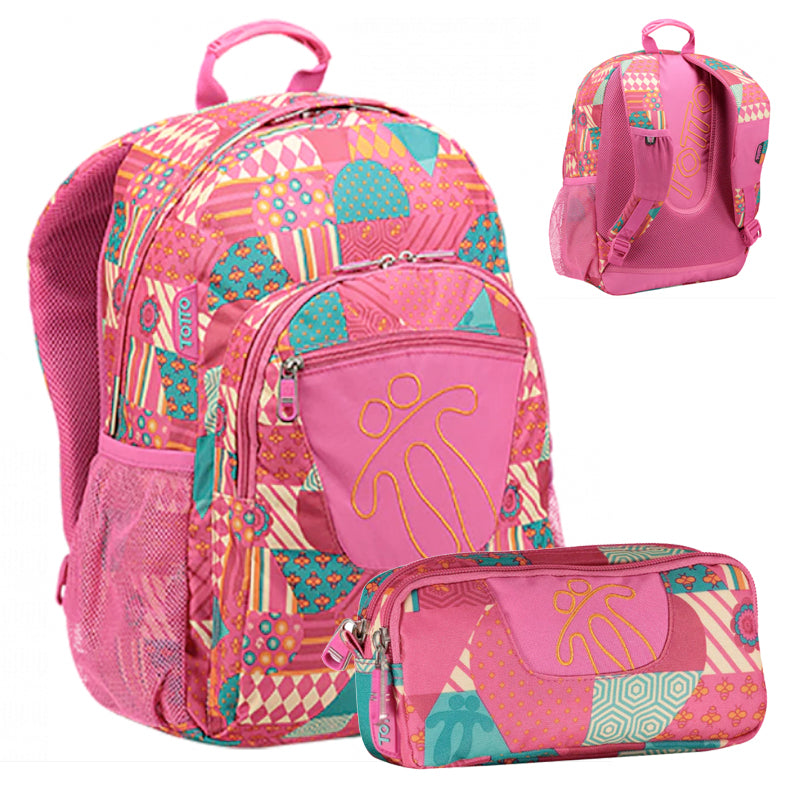 Conjunto Escolar Mochila+Lancheira+Estojo 1IE
