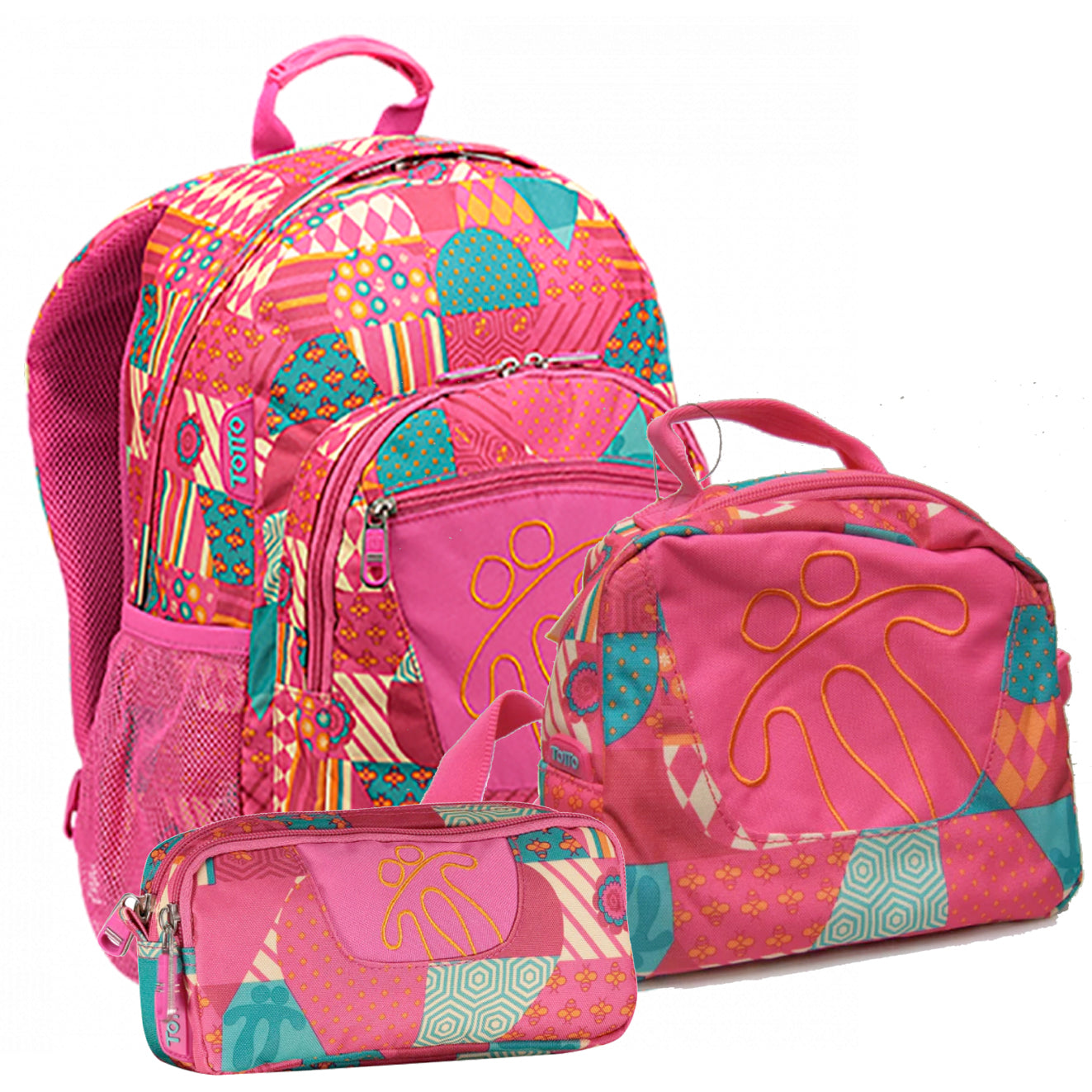 Conjunto Escolar Mochila+Lancheira+Estojo 1IE