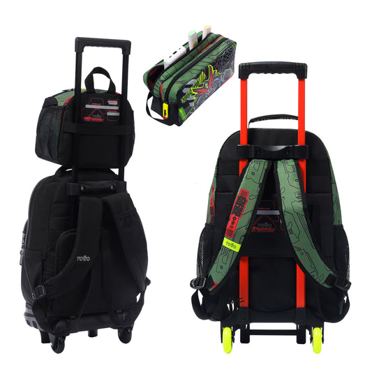 Conjunto Trolley M 6 a 7 anos+Lancheira+Estojo ARGON 5D7