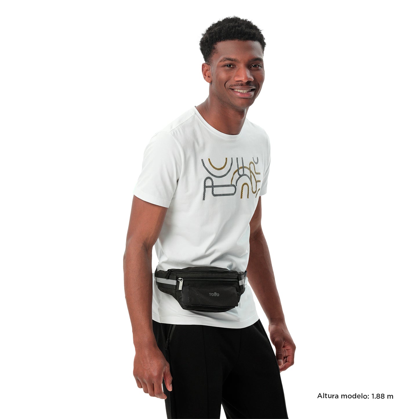 Bolsa de Cintura Running Preta
