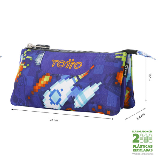 Estojo Triplo Tablero 8FK