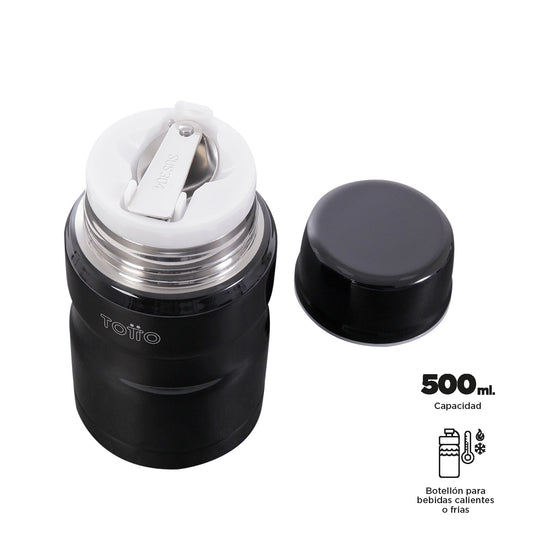 GARRAFA TÉRMICA PROTTE PRETA