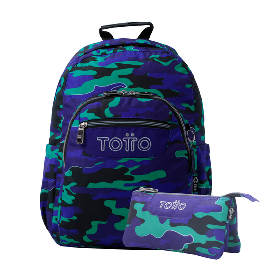 Mochila Escolar 8 a 12 anos Acuarela 8JY + estojo Tablero 8JY