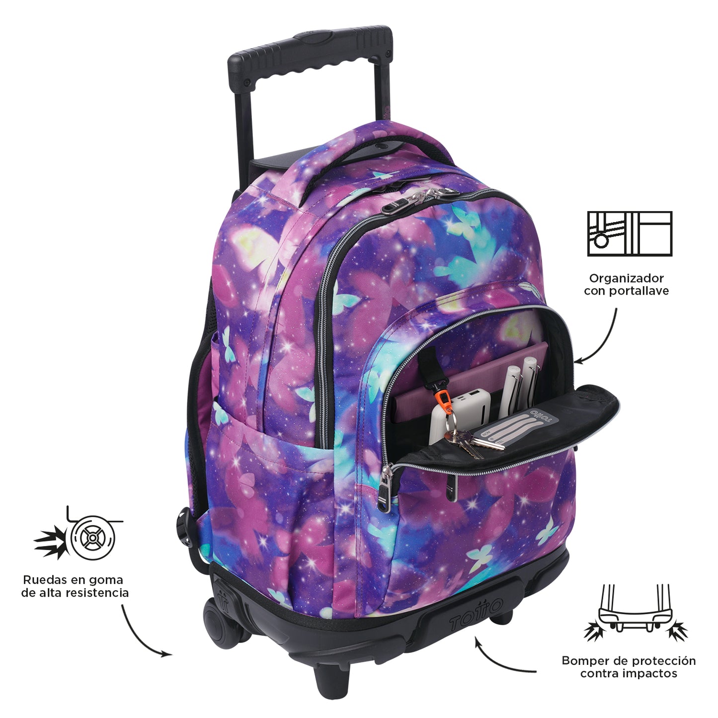 Trolley Escolar 8 a 12 anos Renglones 5Q6