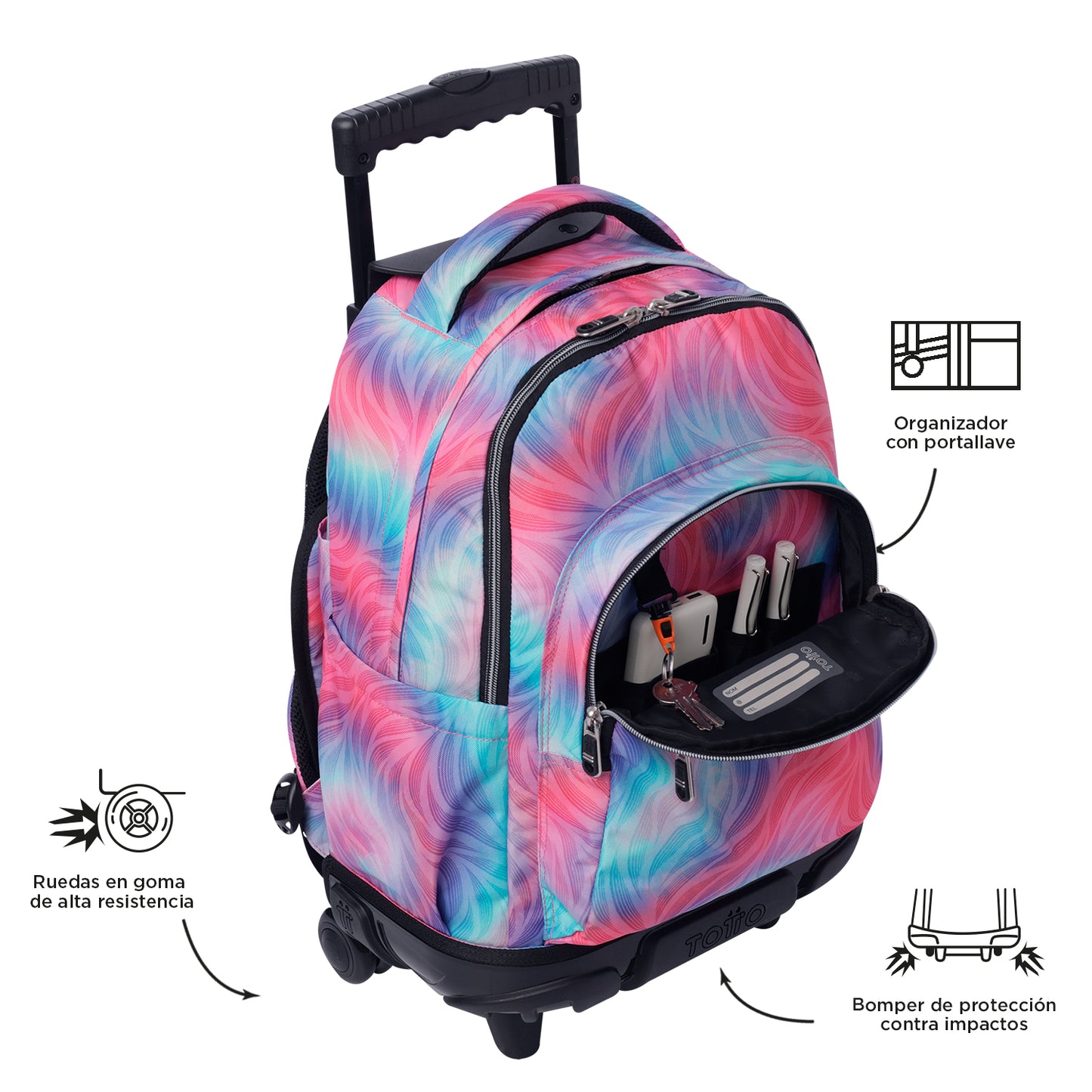 Trolley Escolar 8 a 12 anos Renglones 9IZ