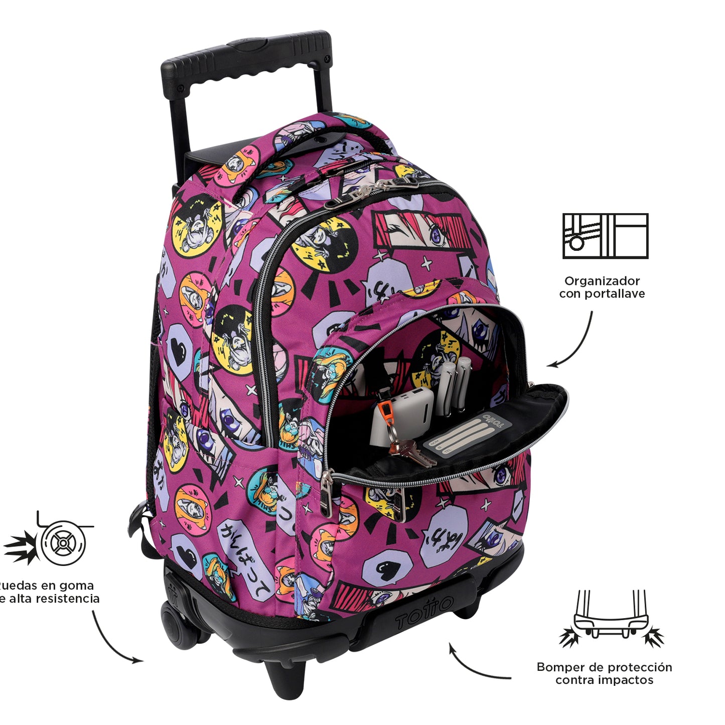 Trolley Escolar 8 a 12 anos Renglones 1KC