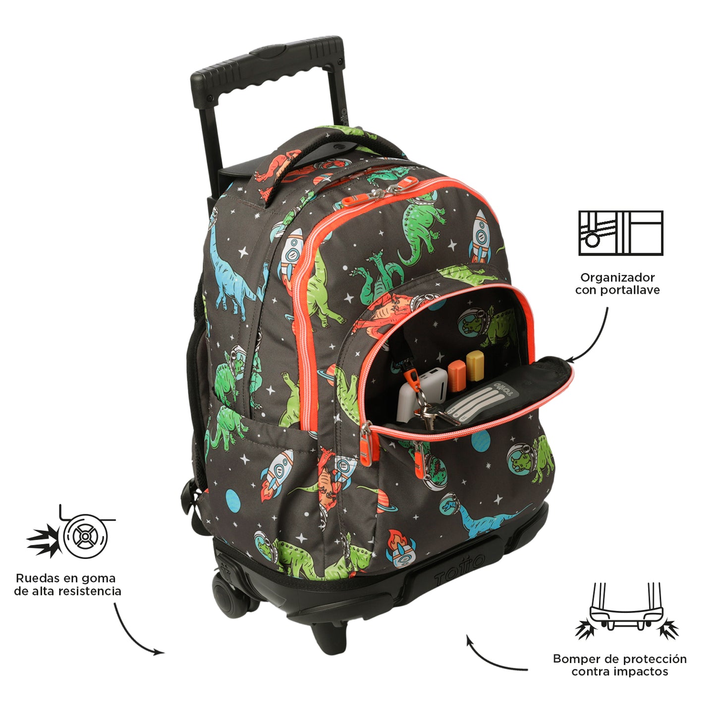 Trolley Escolar 8 a 12 anos Renglones 1WE