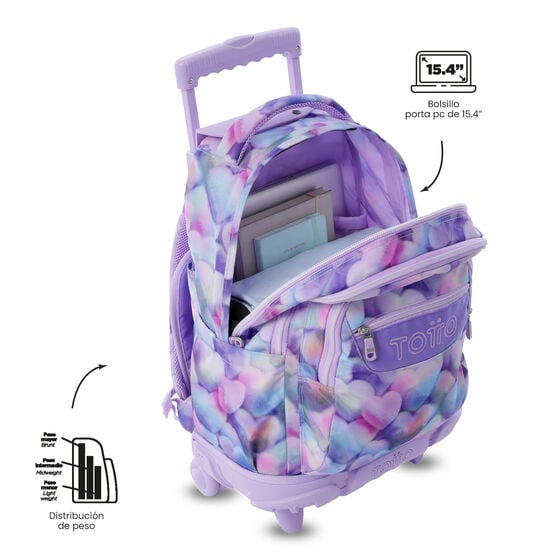 Trolley Escolar 8 a 12 anos Renglones 4MM