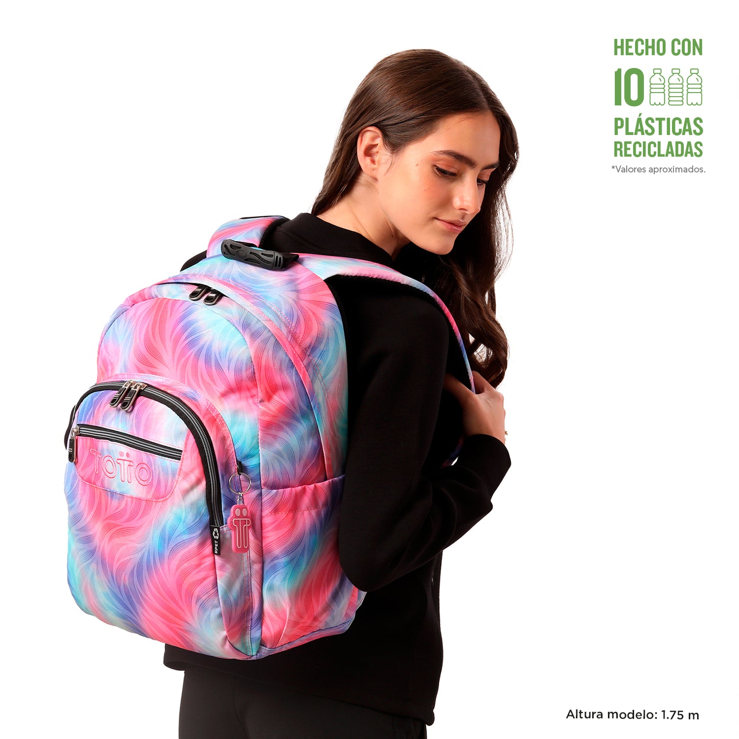 Mochila Escolar 8 a 12 anos Acuareles 9IZ