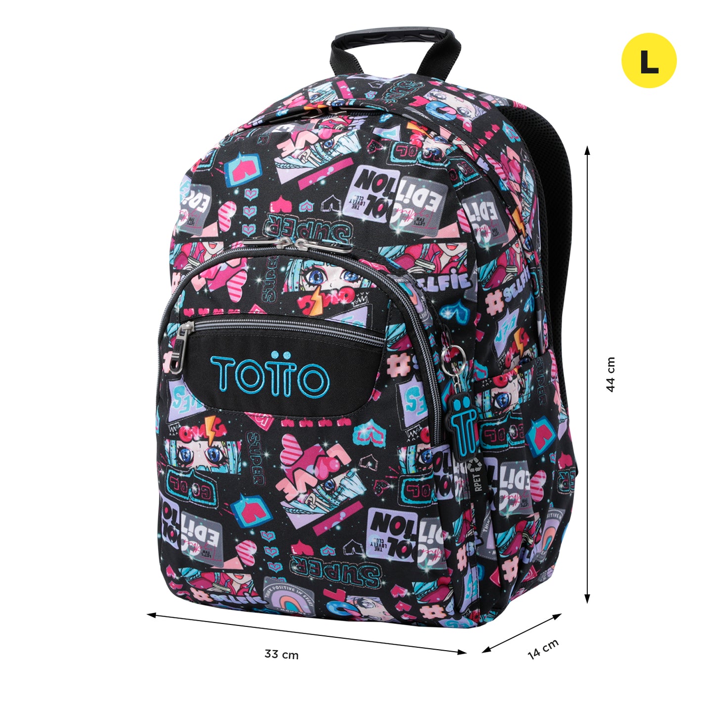 Mochila Escolar 8 a 12 anos Acuarela 6CZ