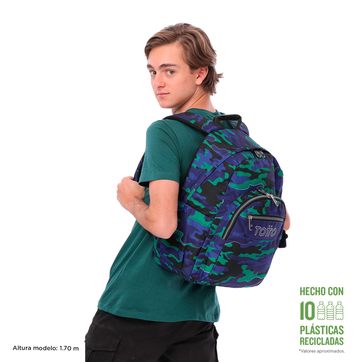 Mochila Escolar 8 a 12 anos Acuarela 8JY