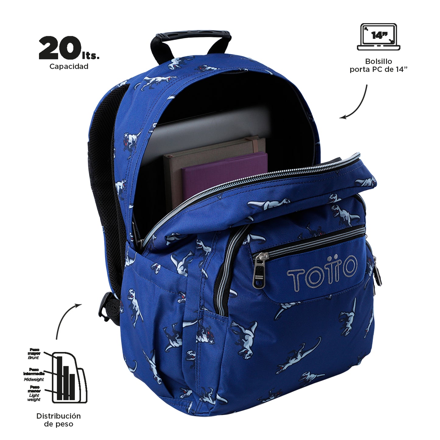 Mochila Escolar 8 a 12 anos Acuarela 9JB