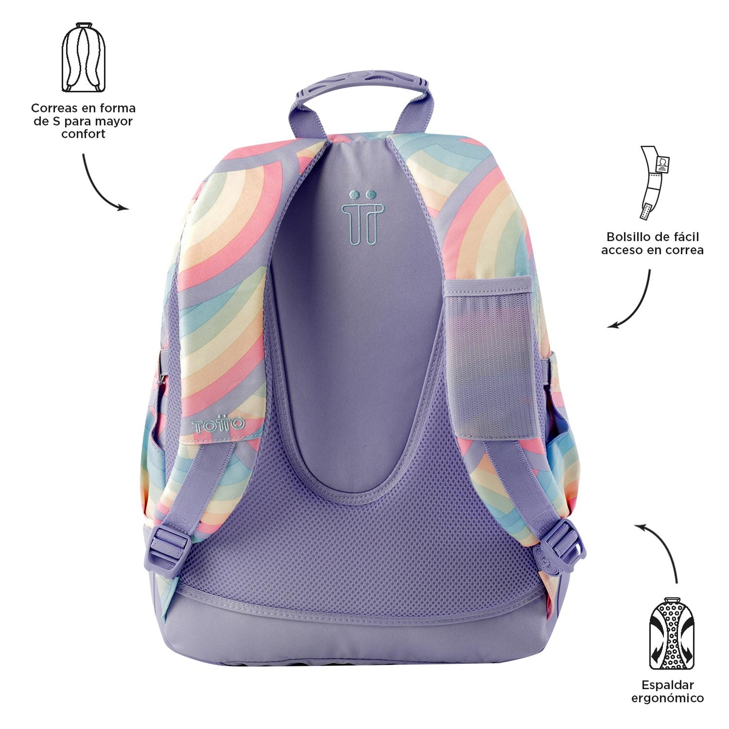 Mochila Escolar 8 a 12 anos Rayol 3QS