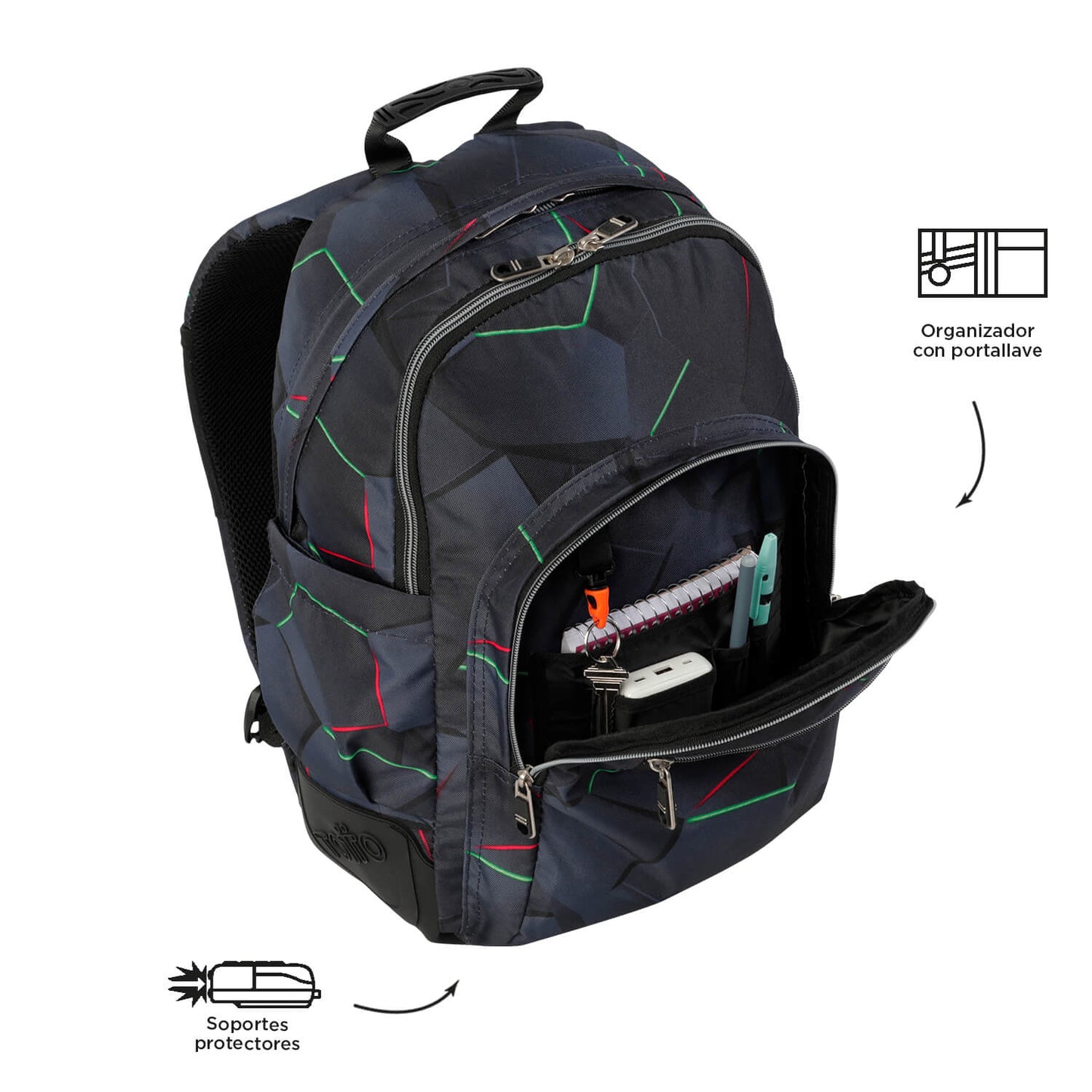 Mochila Escolar 8 a 12 anos Rayol 4YO