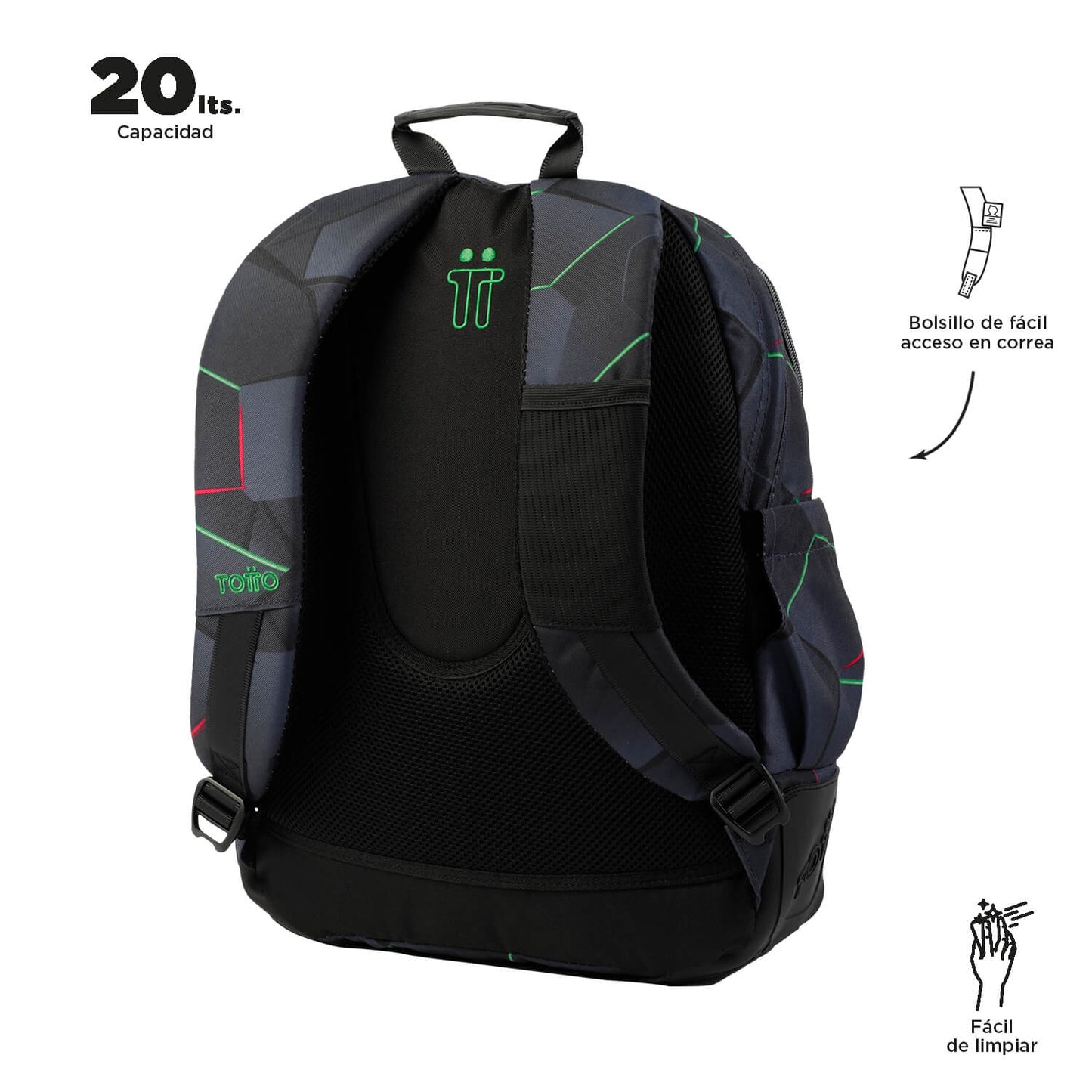 Mochila Escolar 8 a 12 anos Rayol 4YO