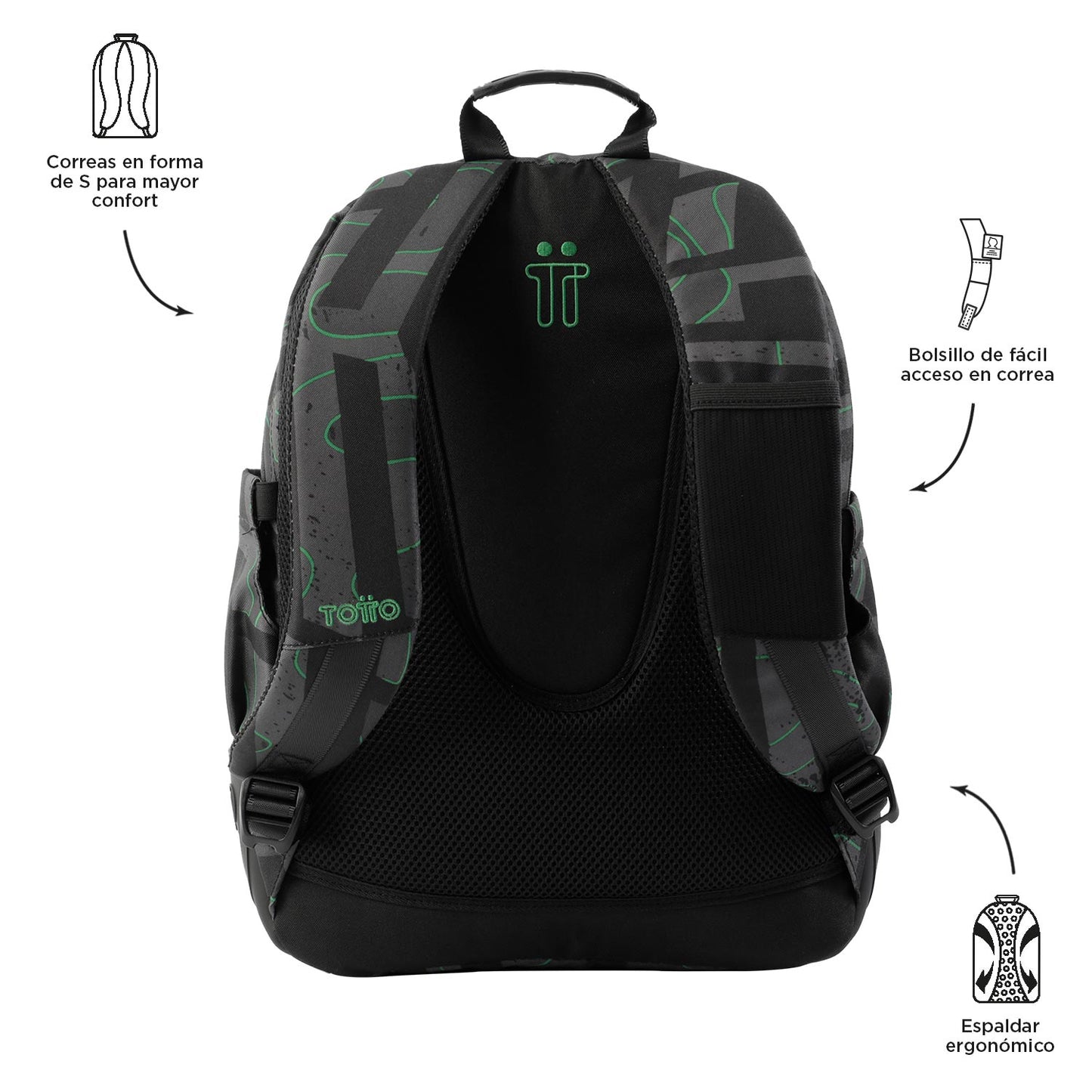 Mochila Escolar 8 a 12 anos Rayol 5C4