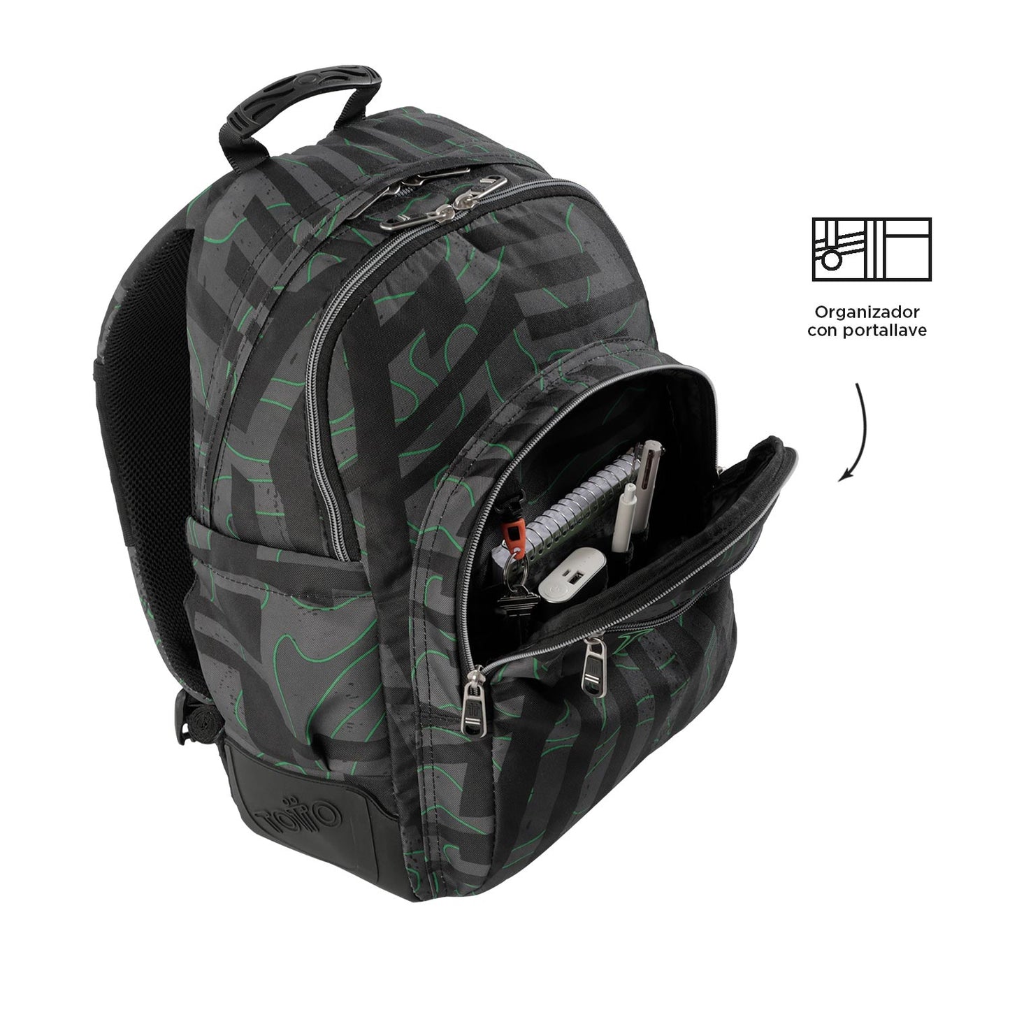 Mochila Escolar 8 a 12 anos Rayol 5C4