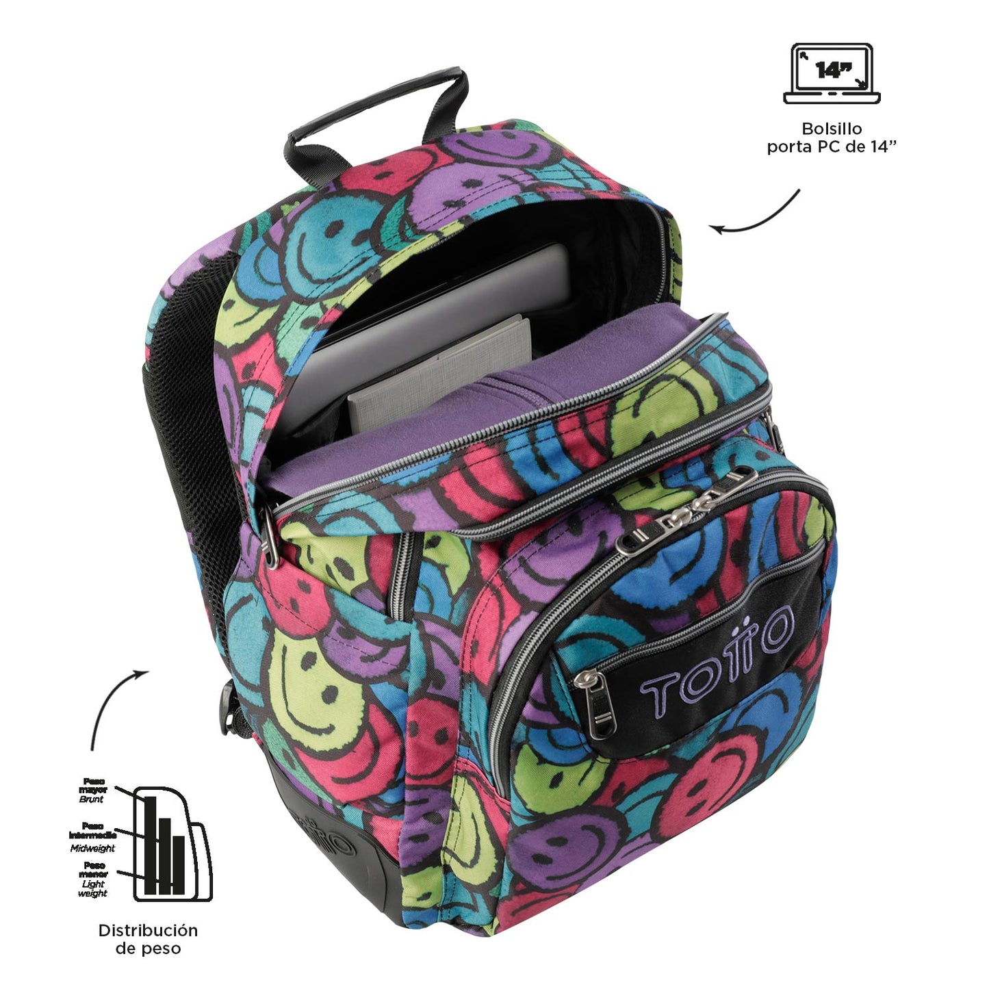 Mochila Escolar 8 a 12 anos Rayol 6JR