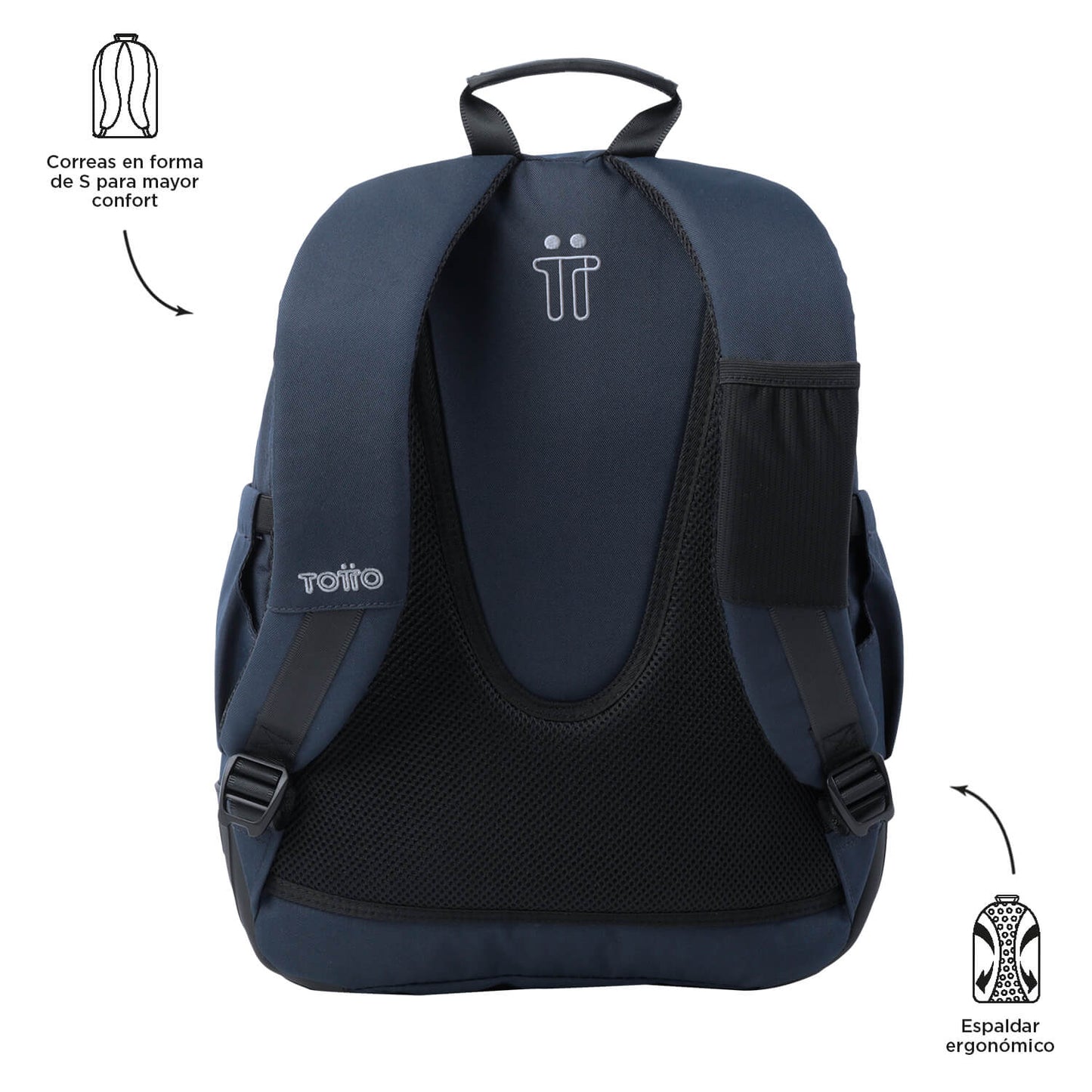 Mochila Escolar 8 a 12 anos Rayol Azul-Marinho