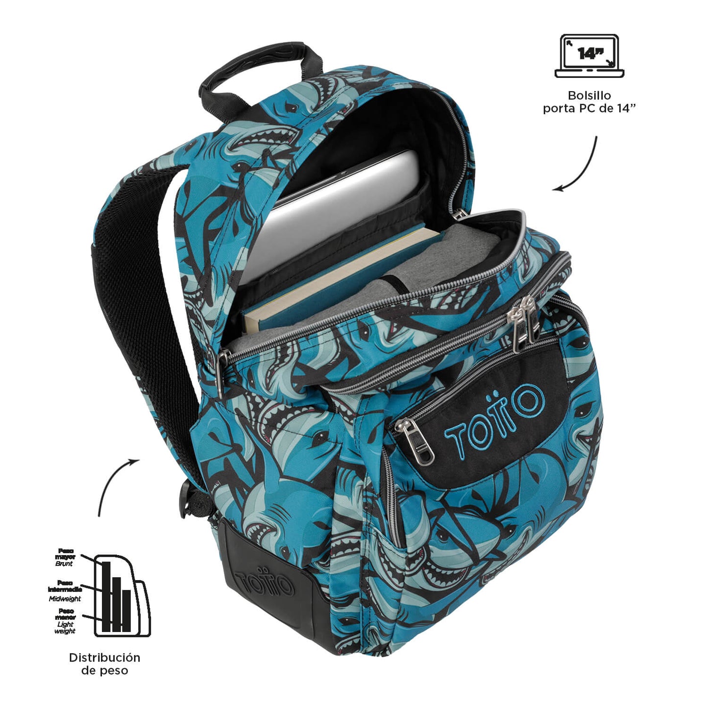 Mochila Escolar 8 a 12 anos Rayol 6JQ