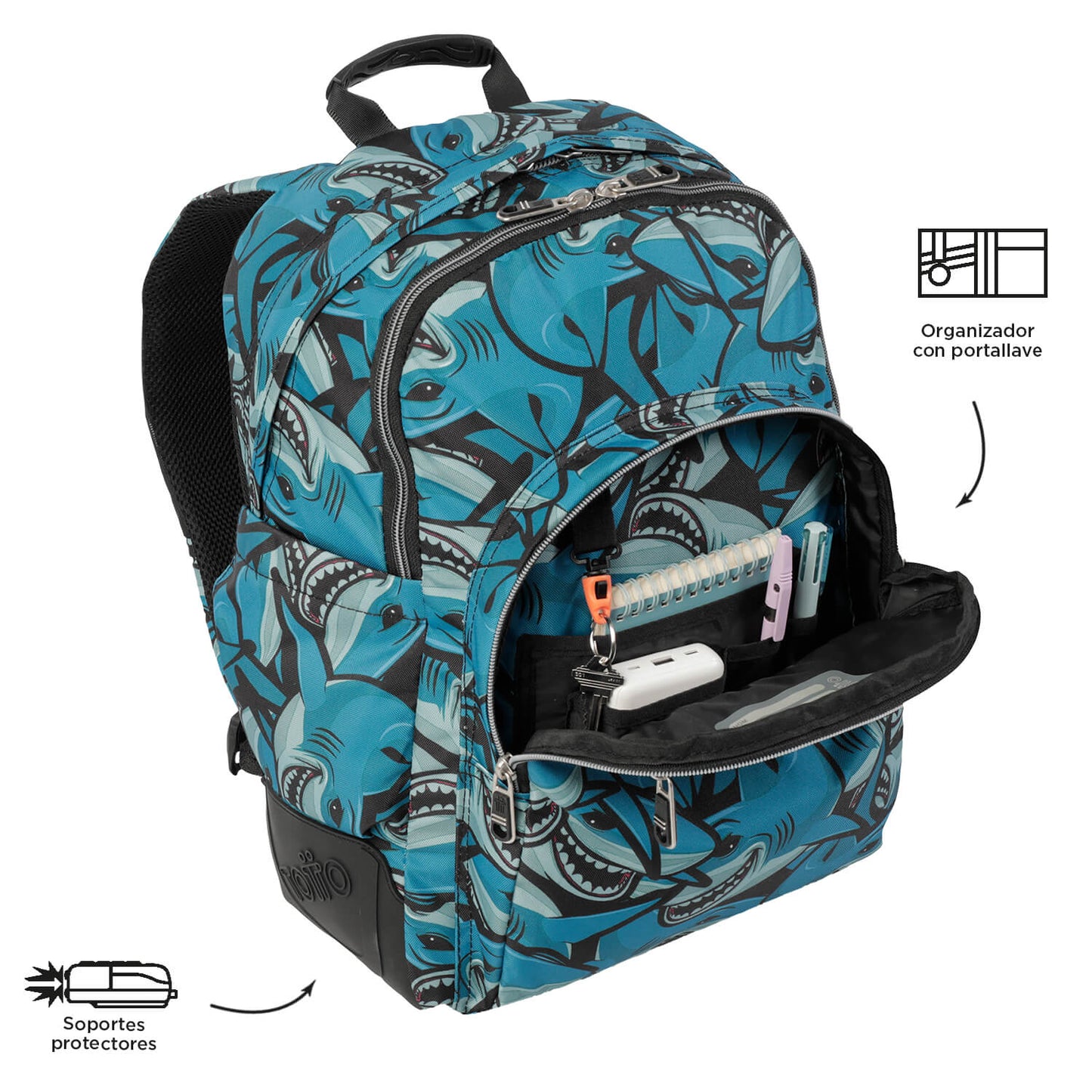 Mochila Escolar 8 a 12 anos Rayol 6JQ