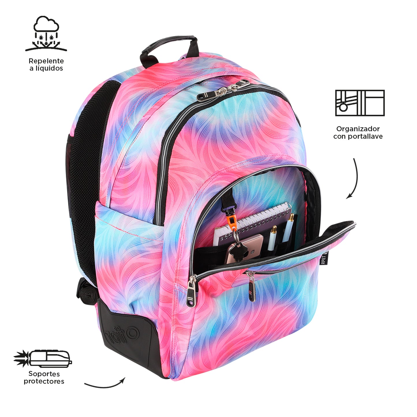 Mochila Escolar 8 a 12 anos Rayol 9IZ