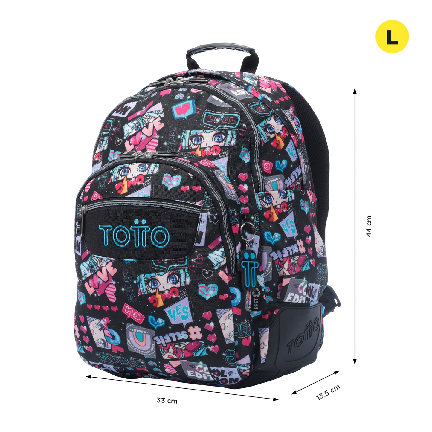 Mochila Escolar 8 a 12 anos Rayol 6CZ