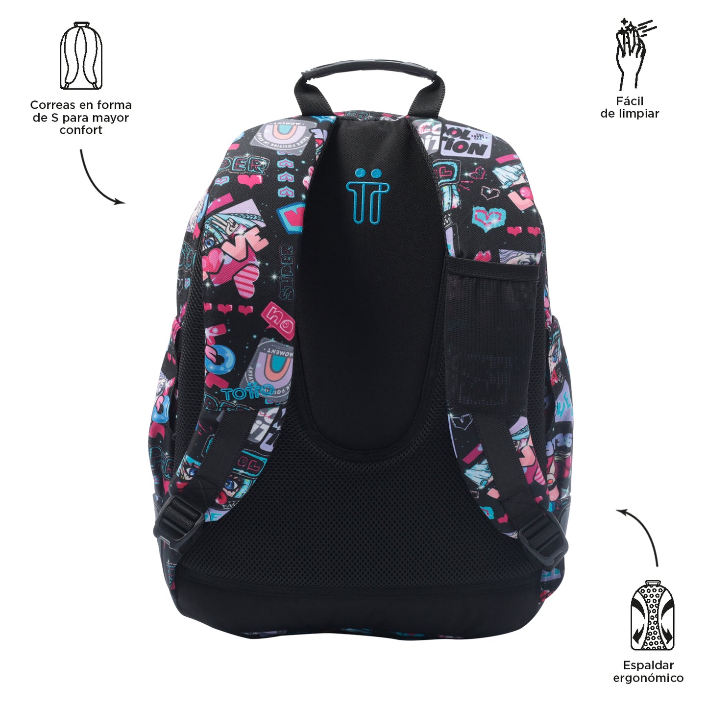 Mochila Escolar 8 a 12 anos Rayol 6CZ