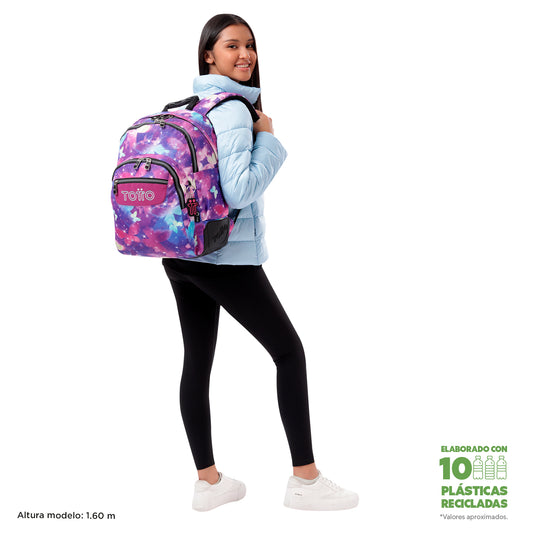 Mochila Escolar 8 a 12 anos Rayol 5Q6