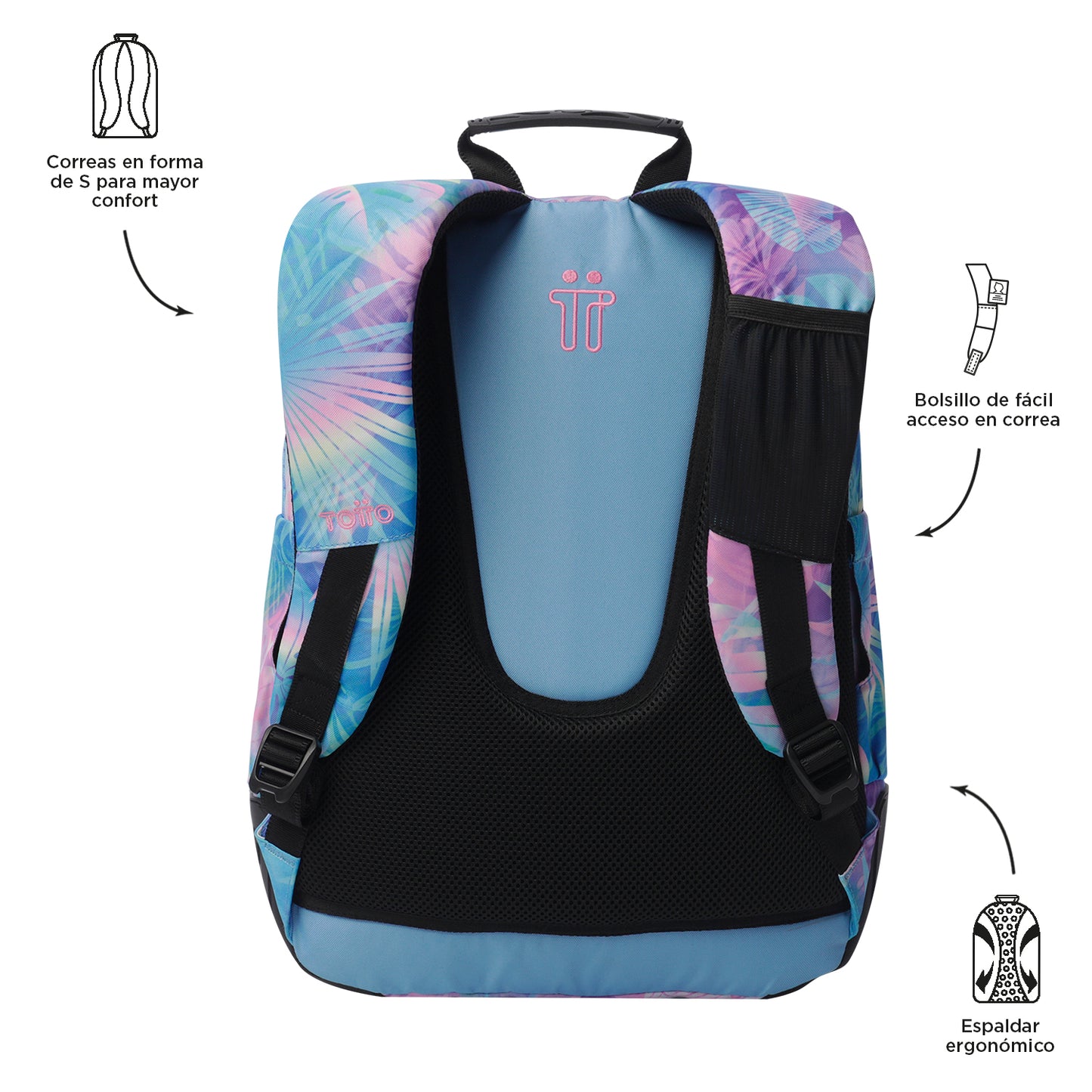 Mochila Escolar 8 a 12 anos Rayol 0FB