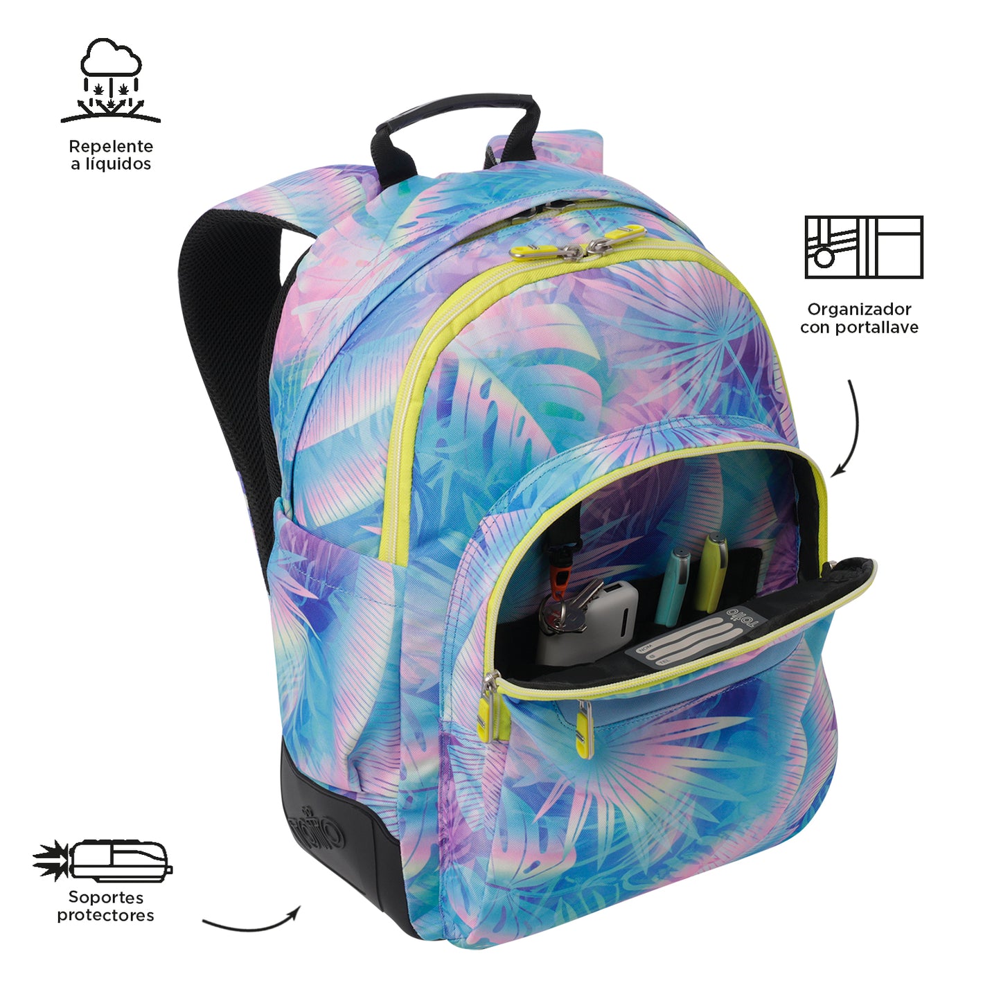 Mochila Escolar 8 a 12 anos Rayol 0FB