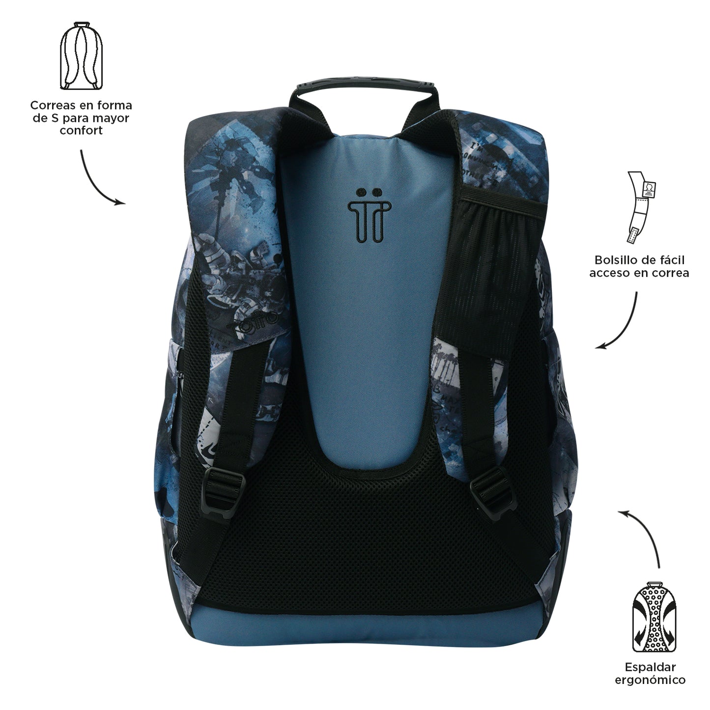 Mochila Escolar 8 a 12 anos Rayol 0G6