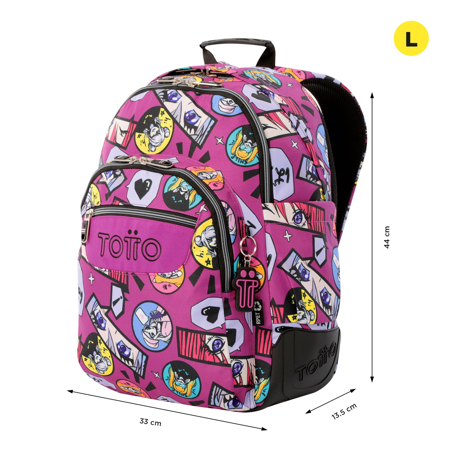 Mochila Escolar 8 a 12 anos Rayol 1KC