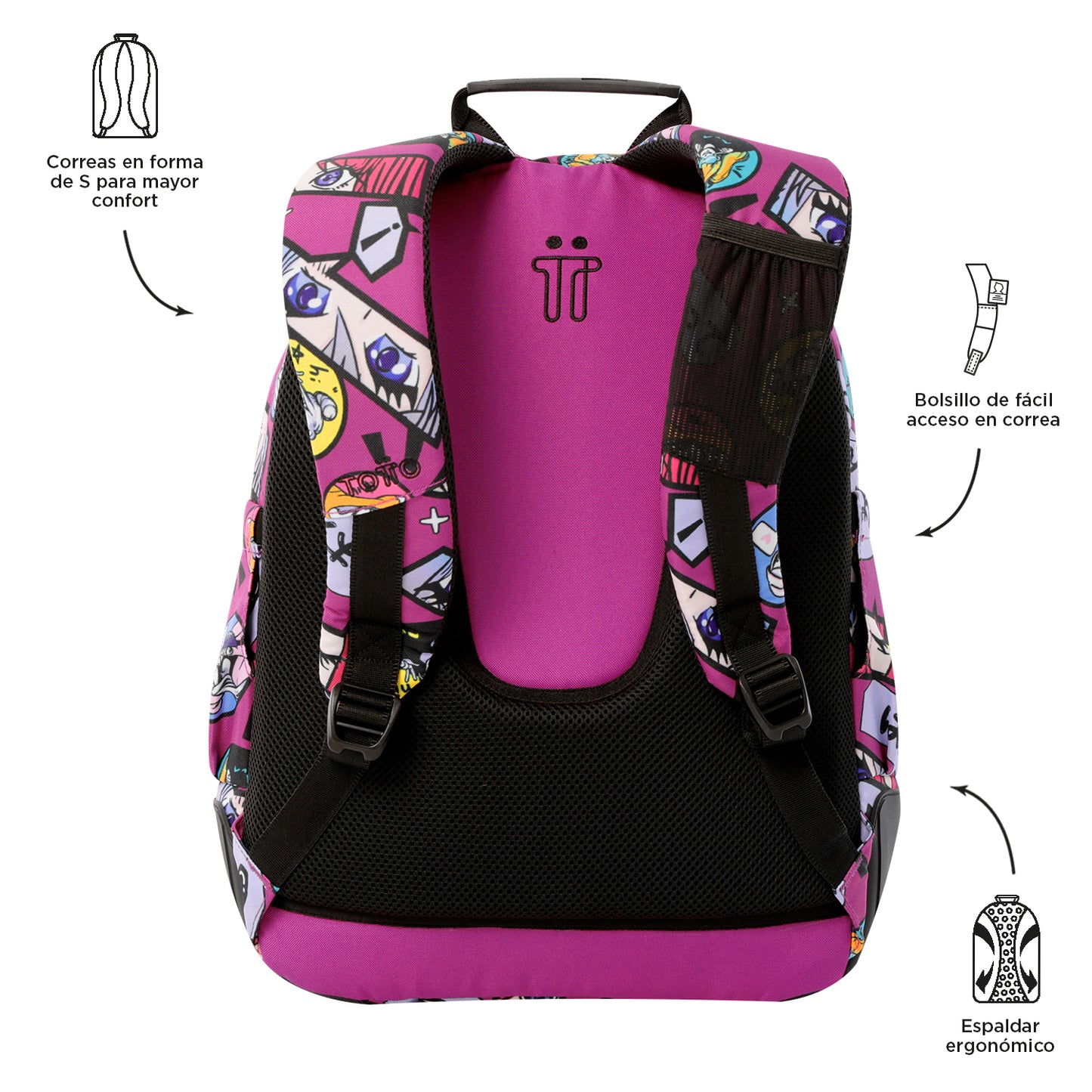 Mochila Escolar 8 a 12 anos Rayol 1KC