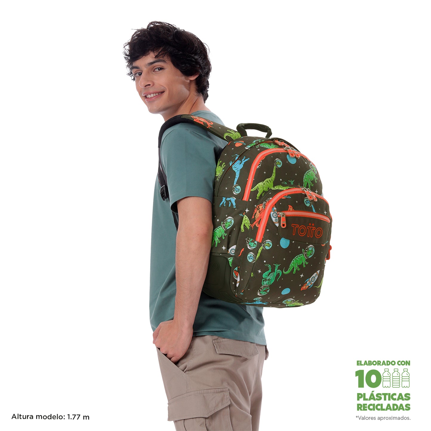 Mochila Escolar 8 a 12 anos Rayol 1WE