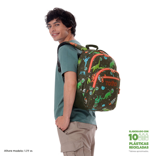 Mochila Escolar 8 a 12 anos Rayol 1WE