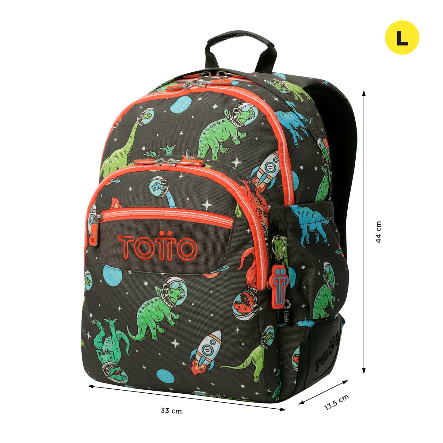 Mochila Escolar 8 a 12 anos Rayol 1WE