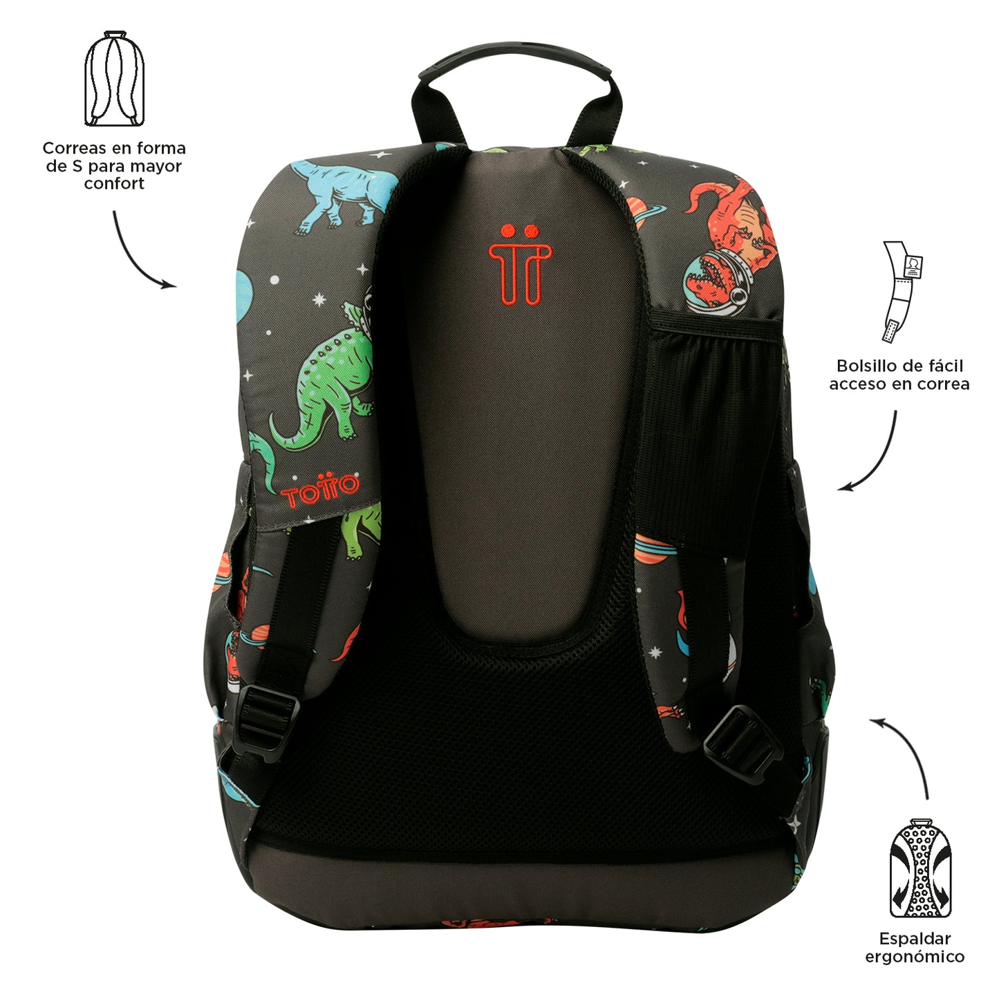 Mochila Escolar 8 a 12 anos Rayol 1WE