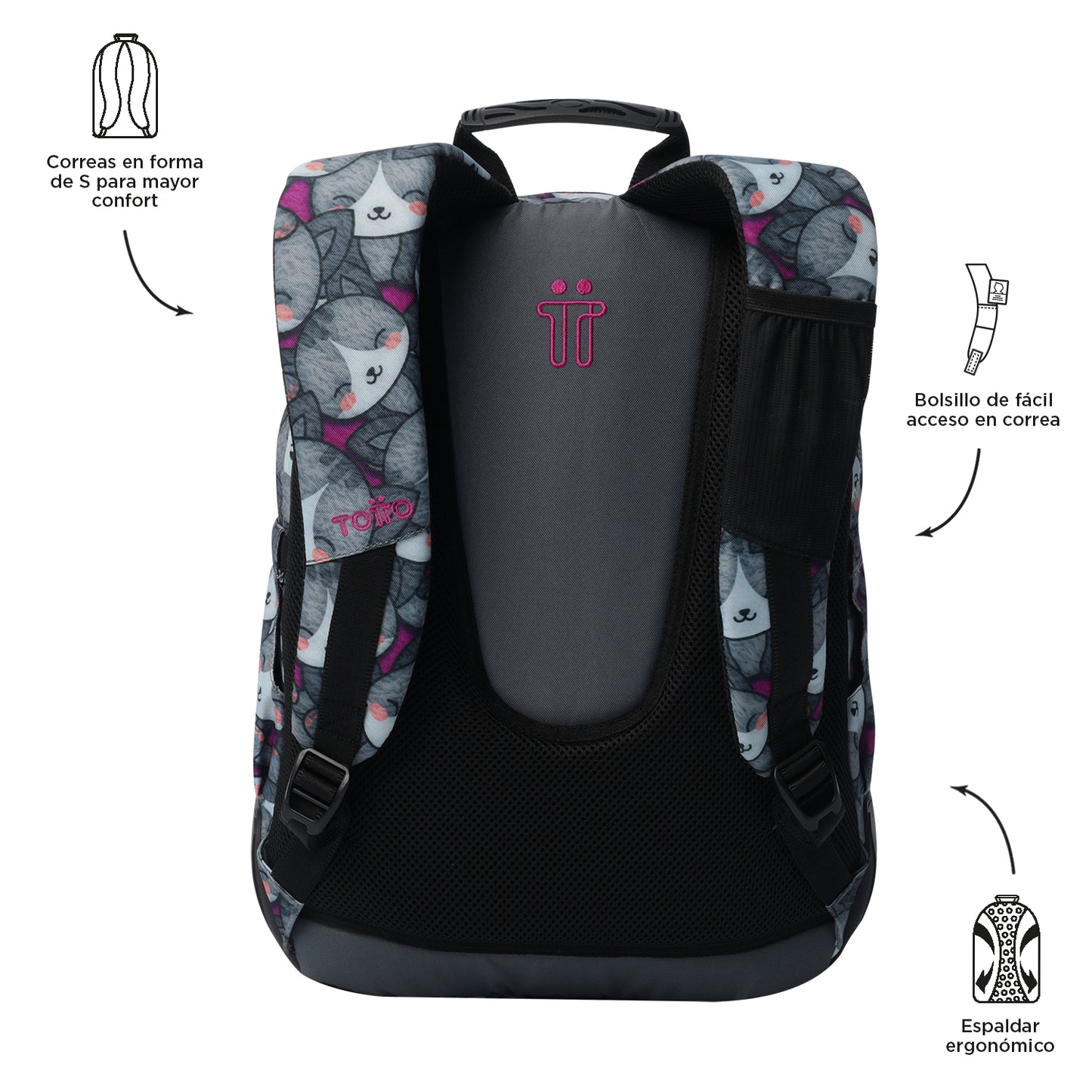 Mochila Escolar 8 a 12 anos Rayol 7YI