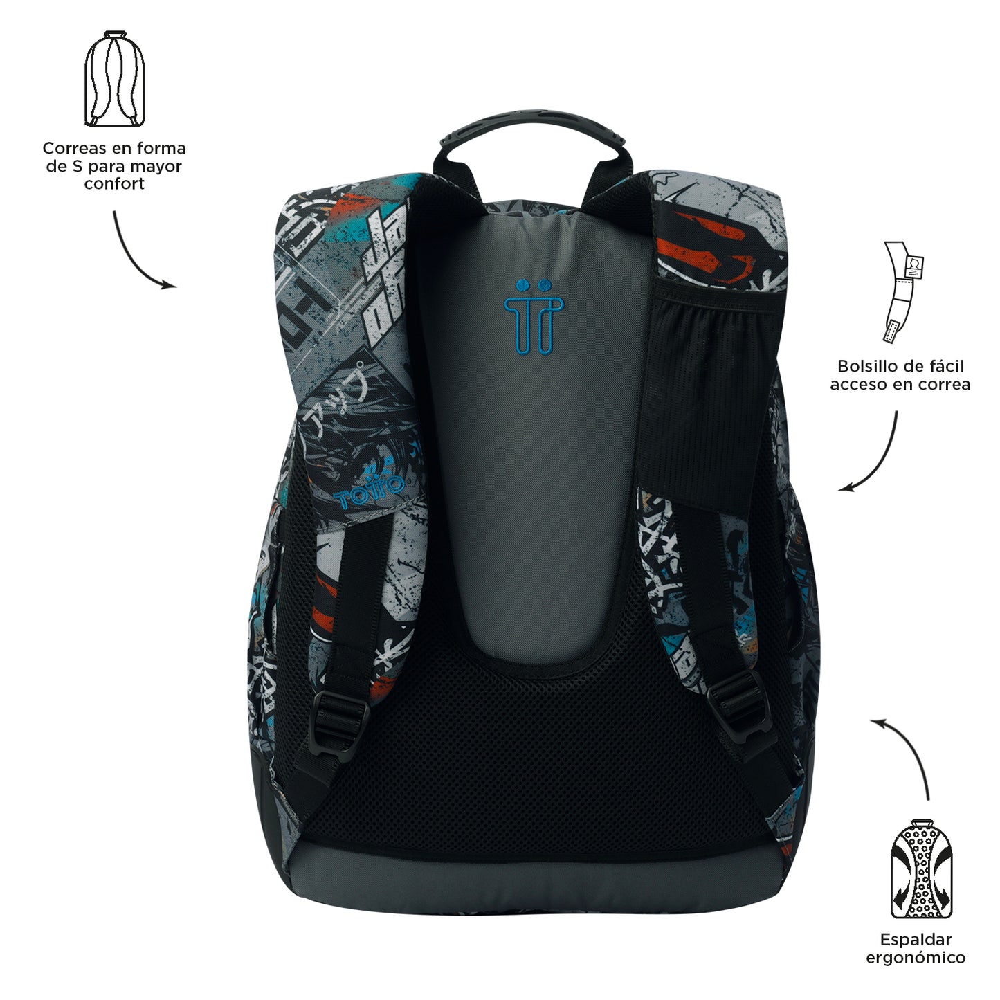 Mochila Escolar 8 a 12 anos Rayol 7YL