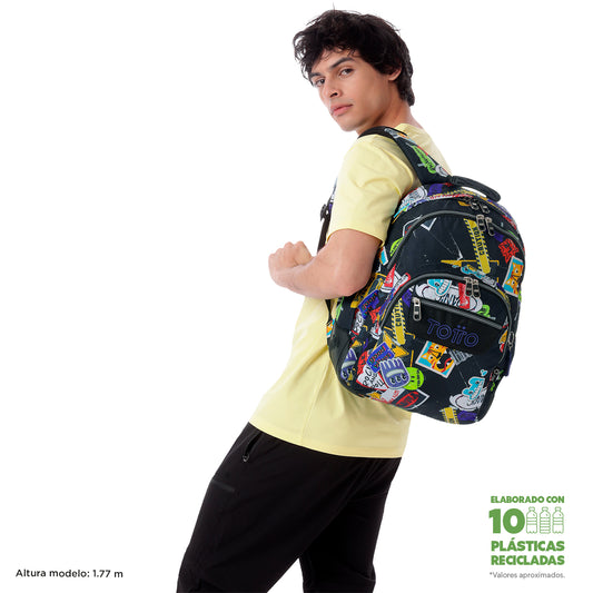 Mochila Escolar 8 a 12 anos Rayol 8C5