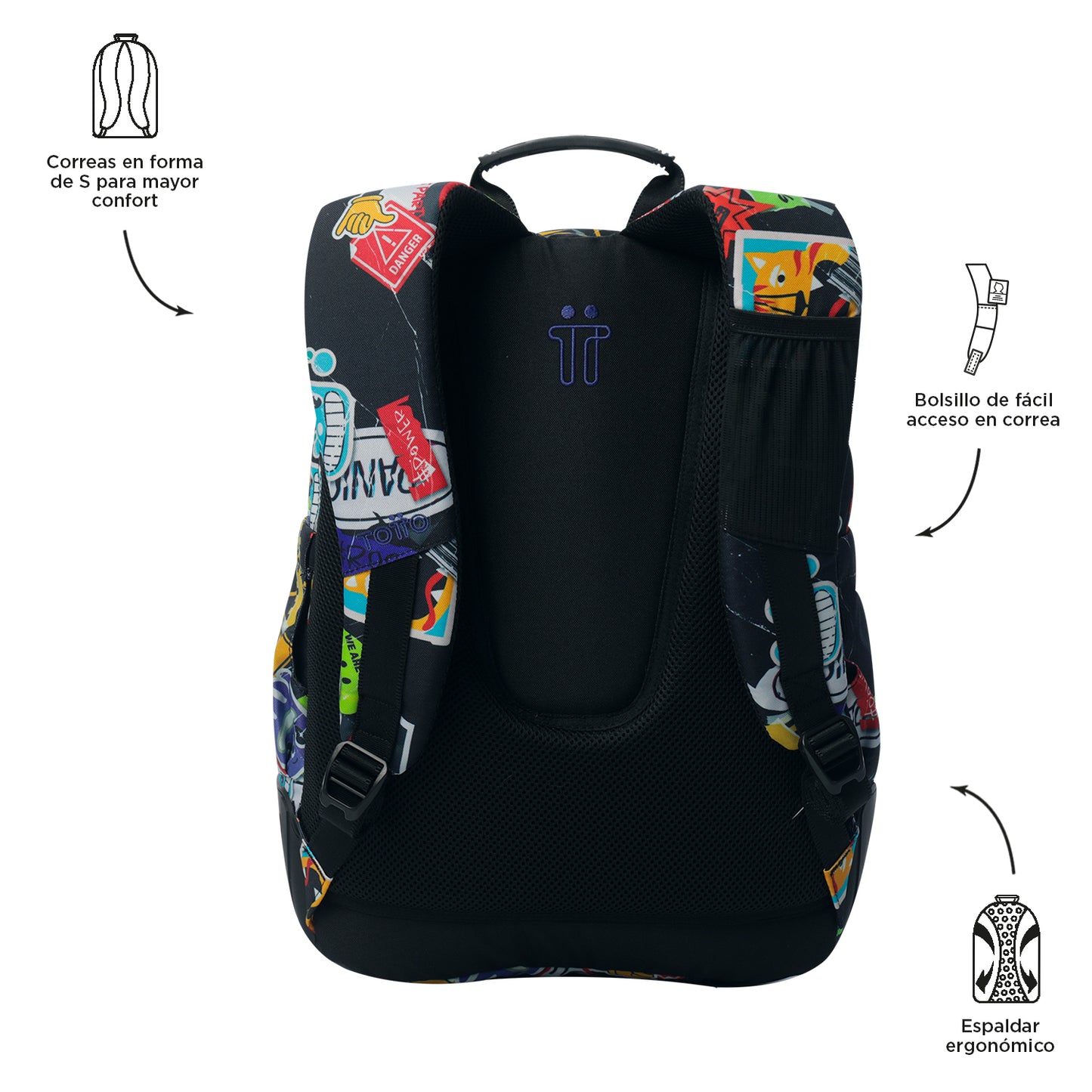 Mochila Escolar 8 a 12 anos Rayol 8C5
