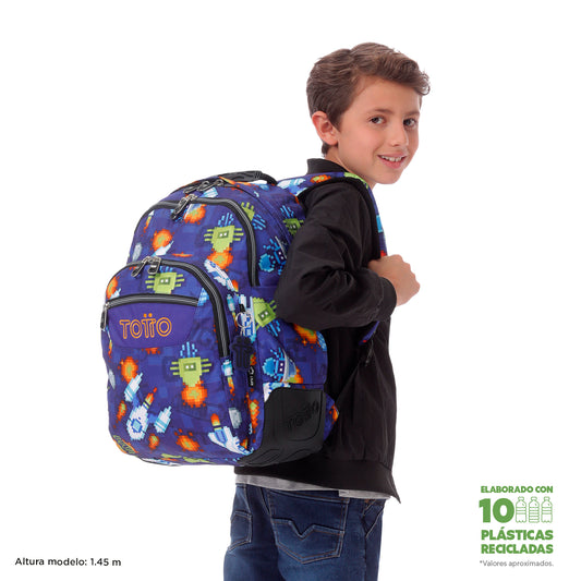 Mochila Escolar 8 a 12 anos Rayol 8FK