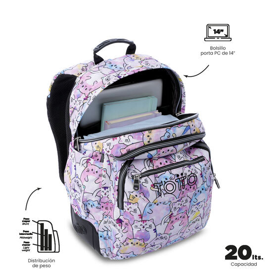 Mochila Escolar 8 a 12 anos Rayol 1I2