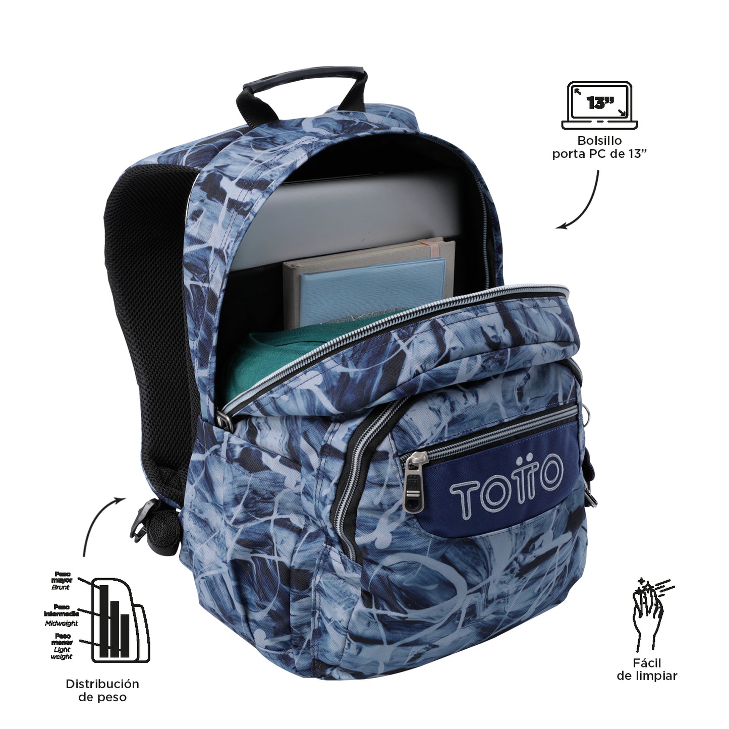 Mochila Escolar 6 a 7 anos Gommas 6YG