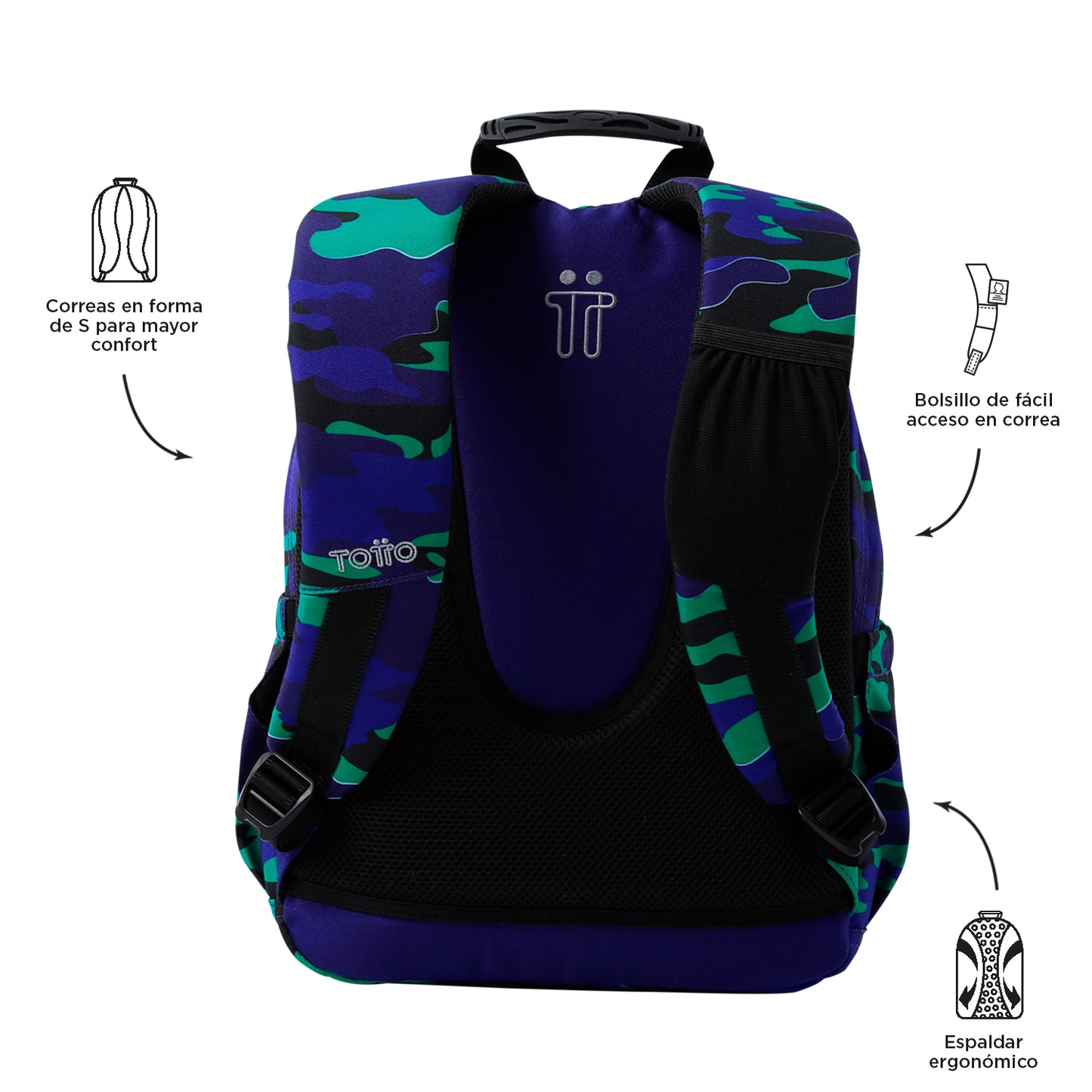 Mochila Escolar 6 a 7 anos Gommas 8JY