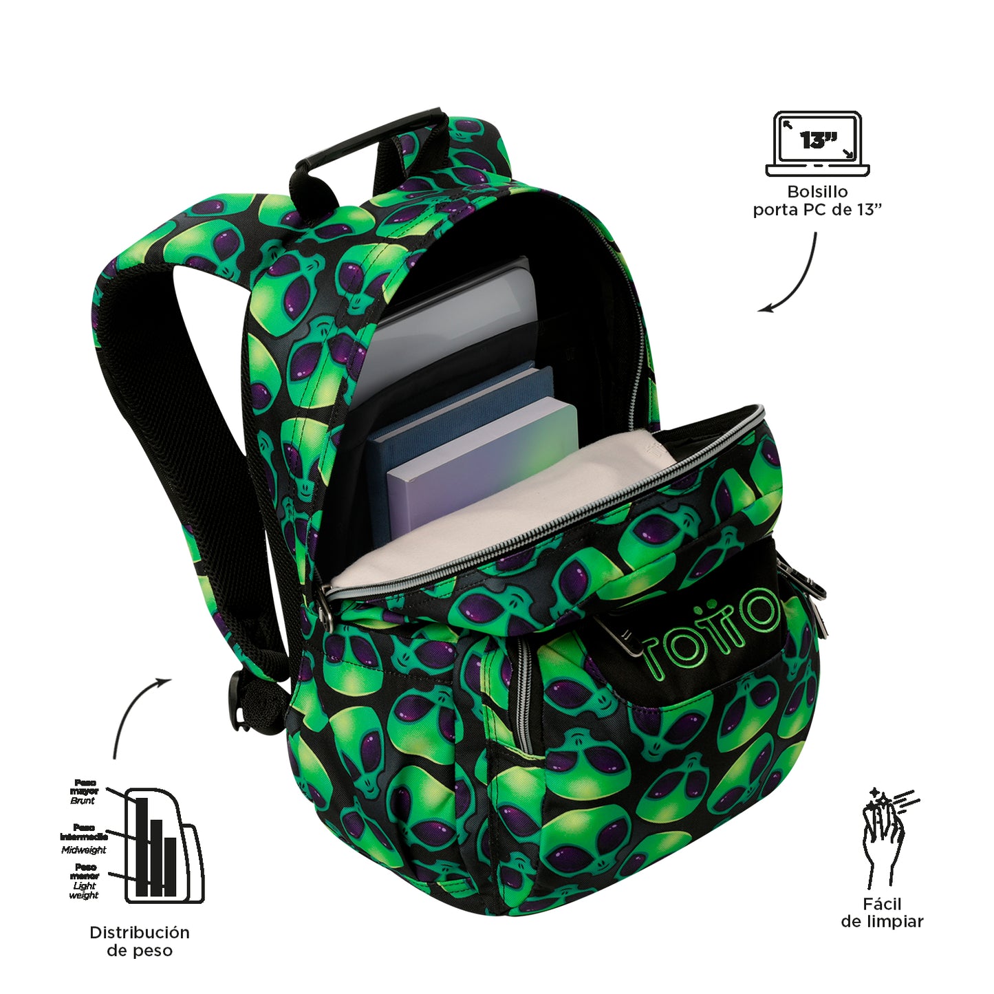 Mochila Escolar 6 e 7 anos Gommas 6DS