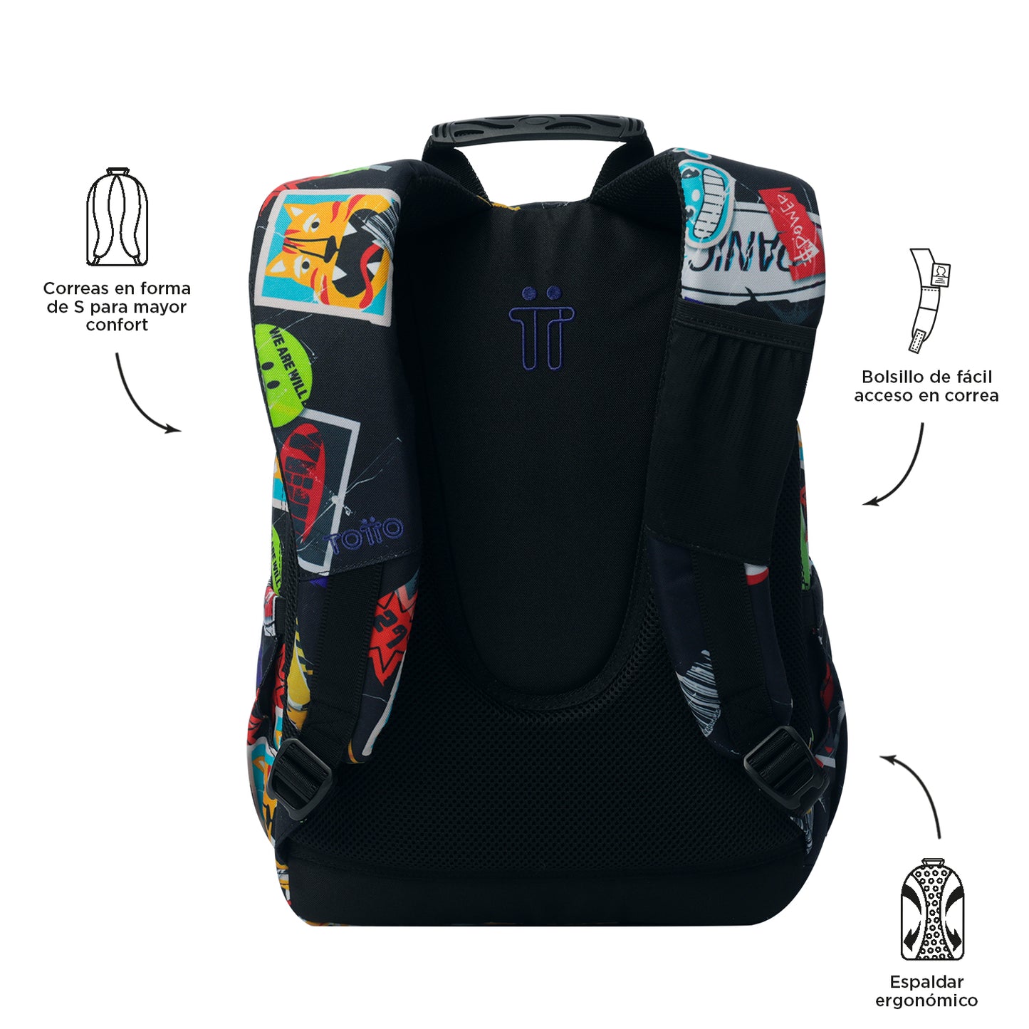 Mochila Escolar 6 e 7 anos Gommas 8C5