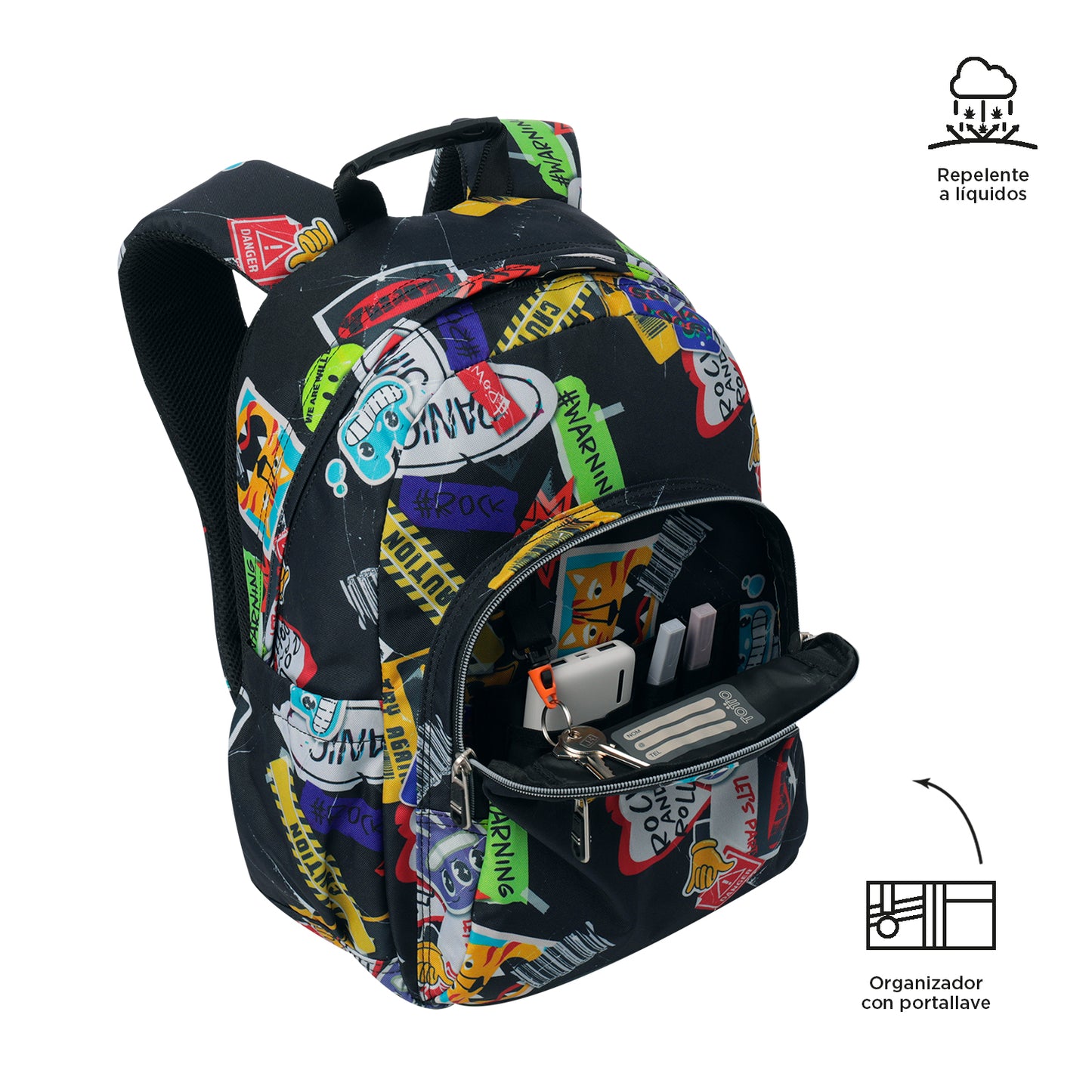 Mochila Escolar 6 e 7 anos Gommas 8C5
