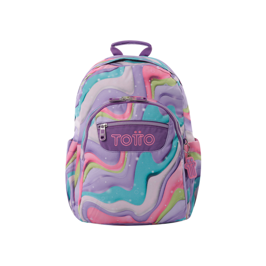 Mochila Escolar 8 a 12 anos Acuareles 4QR